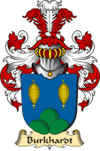 v.23 Coat of Family Arms from Germany for Burkhardt