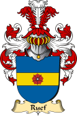 v.23 Coat of Family Arms from Germany for Ruef