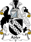 English Coat of Arms for the family Adler