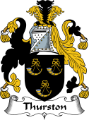 English Coat of Arms for the family Thurston