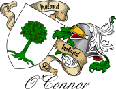 Sept (Clan) Coat of Arms from Ireland for O'Connor Don