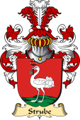 v.23 Coat of Family Arms from Germany for Strube
