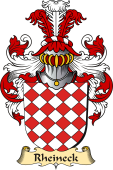 v.23 Coat of Family Arms from Germany for Rheineck