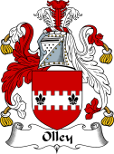 English Coat of Arms for the family Olley