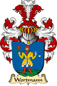 v.23 Coat of Family Arms from Germany for Wortmann