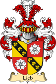 v.23 Coat of Family Arms from Germany for Lieb