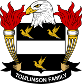 Coat of arms used by the Tomlinson family in the United States of America