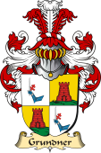 v.23 Coat of Family Arms from Germany for Grundner