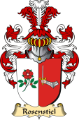 v.23 Coat of Family Arms from Germany for Rosenstiel