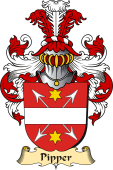 v.23 Coat of Family Arms from Germany for Pipper