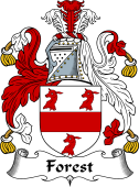 English Coat of Arms for the family Forest