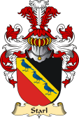v.23 Coat of Family Arms from Germany for Starl