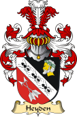 v.23 Coat of Family Arms from Germany for Heyden