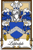 Scottish Coat of Arms Bookplate for Lidderdale