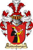 v.23 Coat of Family Arms from Germany for Rottenburger
