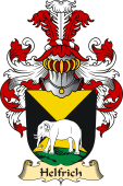 v.23 Coat of Family Arms from Germany for Helfrich