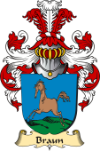 v.23 Coat of Family Arms from Germany for Braun