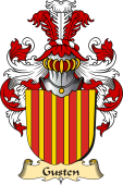 v.23 Coat of Family Arms from Germany for Gusten