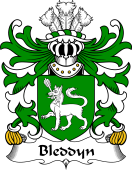 Welsh Coat of Arms for Bleddyn (AP MAENYRCH)