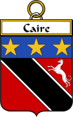 French Coat of Arms Badge for Caire