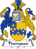 English Coat of Arms for the family Thompson II
