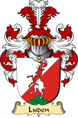 v.23 Coat of Family Arms from Germany for Luden