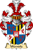 v.23 Coat of Family Arms from Germany for Werndle