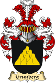 v.23 Coat of Family Arms from Germany for Grunberg