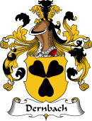 German Wappen Coat of Arms for Dernbach