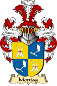 v.23 Coat of Family Arms from Germany for Montag