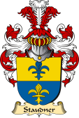 v.23 Coat of Family Arms from Germany for Staudner