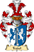 v.23 Coat of Family Arms from Germany for Trodel