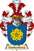 v.23 Coat of Family Arms from Germany for Guttenberg