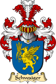 v.23 Coat of Family Arms from Germany for Schwaiger