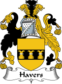 English Coat of Arms for the family Havers
