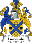 English Coat of Arms for the family Luscombe