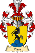 v.23 Coat of Family Arms from Germany for Plass