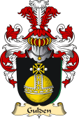 v.23 Coat of Family Arms from Germany for Gulden