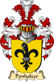 v.23 Coat of Family Arms from Germany for Ponholzer