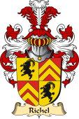v.23 Coat of Family Arms from Germany for Richel