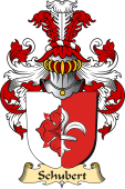 v.23 Coat of Family Arms from Germany for Schubert