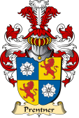 v.23 Coat of Family Arms from Germany for Prentner