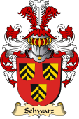 v.23 Coat of Family Arms from Germany for Schwarz