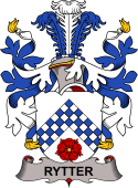Coat of arms used by the Danish family Rytter