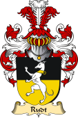 v.23 Coat of Family Arms from Germany for Rudt