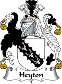 English Coat of Arms for the family Heyton