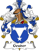 German Wappen Coat of Arms for Geuder