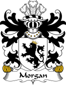 Welsh Coat of Arms for Morgan (Arxton, Hereford, formerly of Llanddewi)