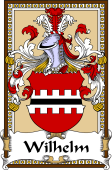German Coat of Arms Wappen Bookplate  for Wilhelm