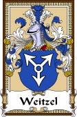 German Coat of Arms Wappen Bookplate  for Weitzel